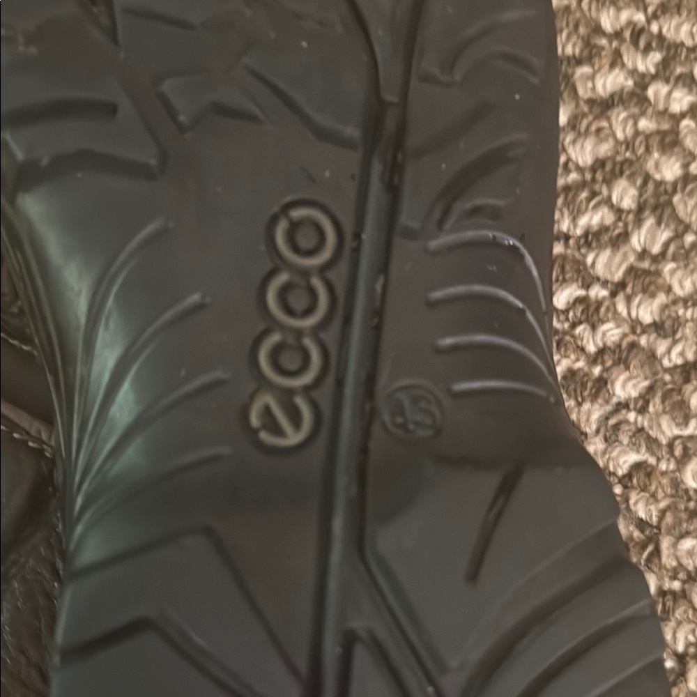 Men’s Ecco Dark Brown Leather Sandals - Picture 5 of 5